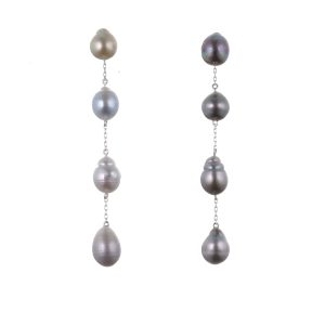 Tahitian Pearls Detachable Dangles - Yin Yang